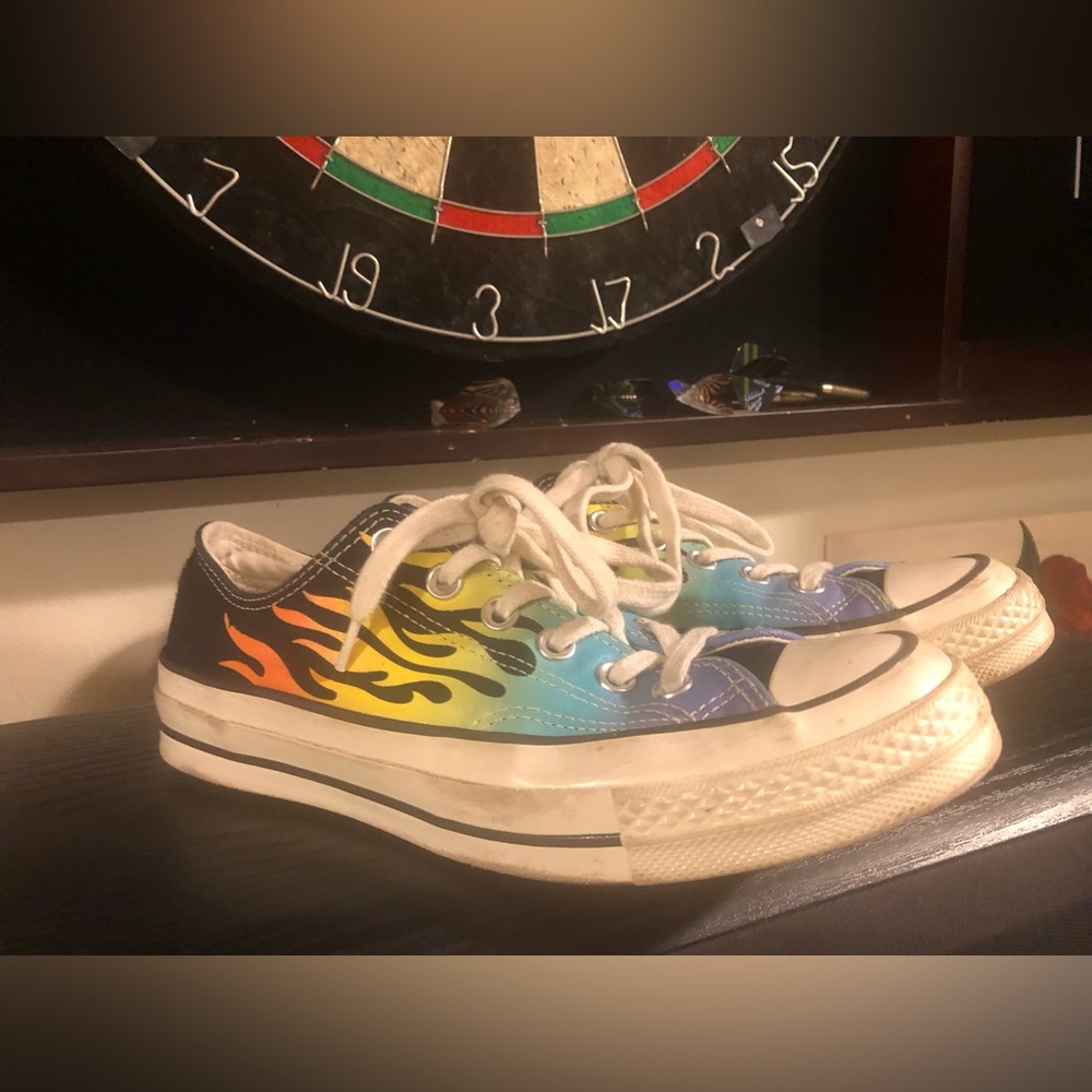 Converse Flame Shoes Size M5.5/ W/7.5